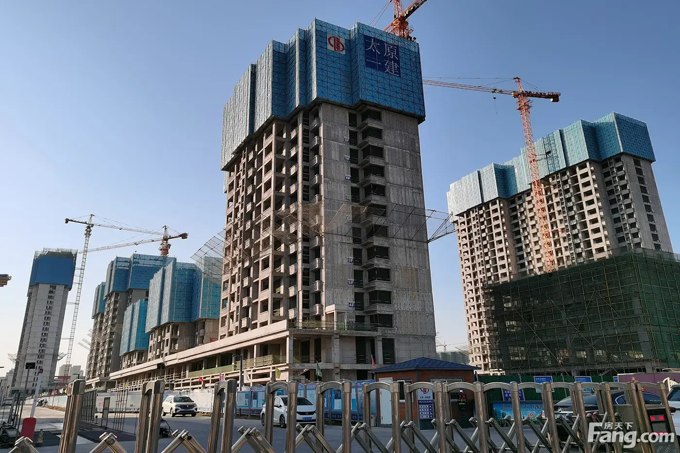 实拍宜居住宅永康上东首府锦上工程进度