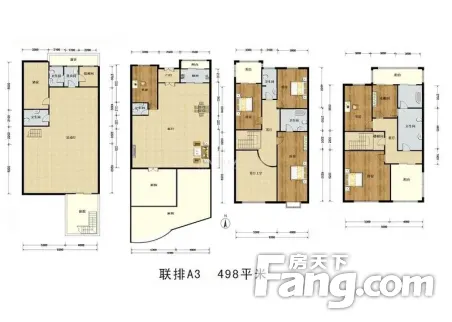 260㎡花园,万柳别墅,200㎡主卧,2车库,临万柳书院