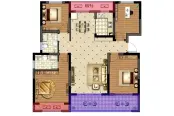 ＃万盛荣城洋四房的户型介绍建面136.05㎡