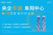 阜阳-华润阜阳中心-240米双子塔地标，175万方都市地标综合体。