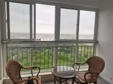 特价捡漏,头排全景景,躺在卧室看海,视线无遮挡,