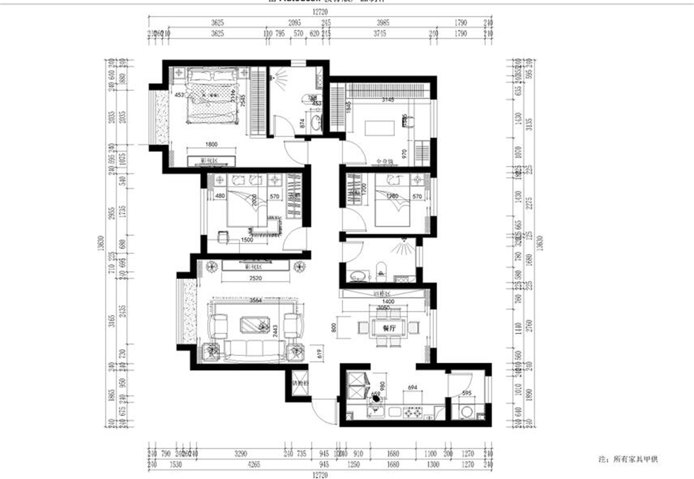 现代风格四居室如何装修，145平米的房子这样装才阔气！-和畅园装修