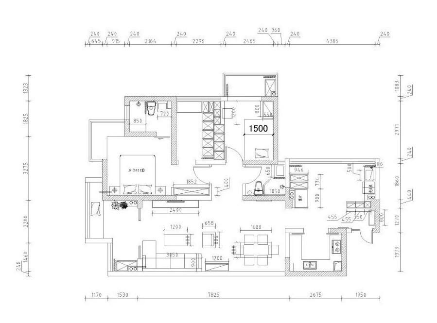 99.08平米的二居室装修案例欣赏，将北欧风融入到现代生活当中。-建投福美国际装修