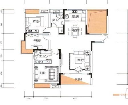 北欧风格三居室装修案例，88.1平米的房子装修多少钱？-伴山蝶墅装修