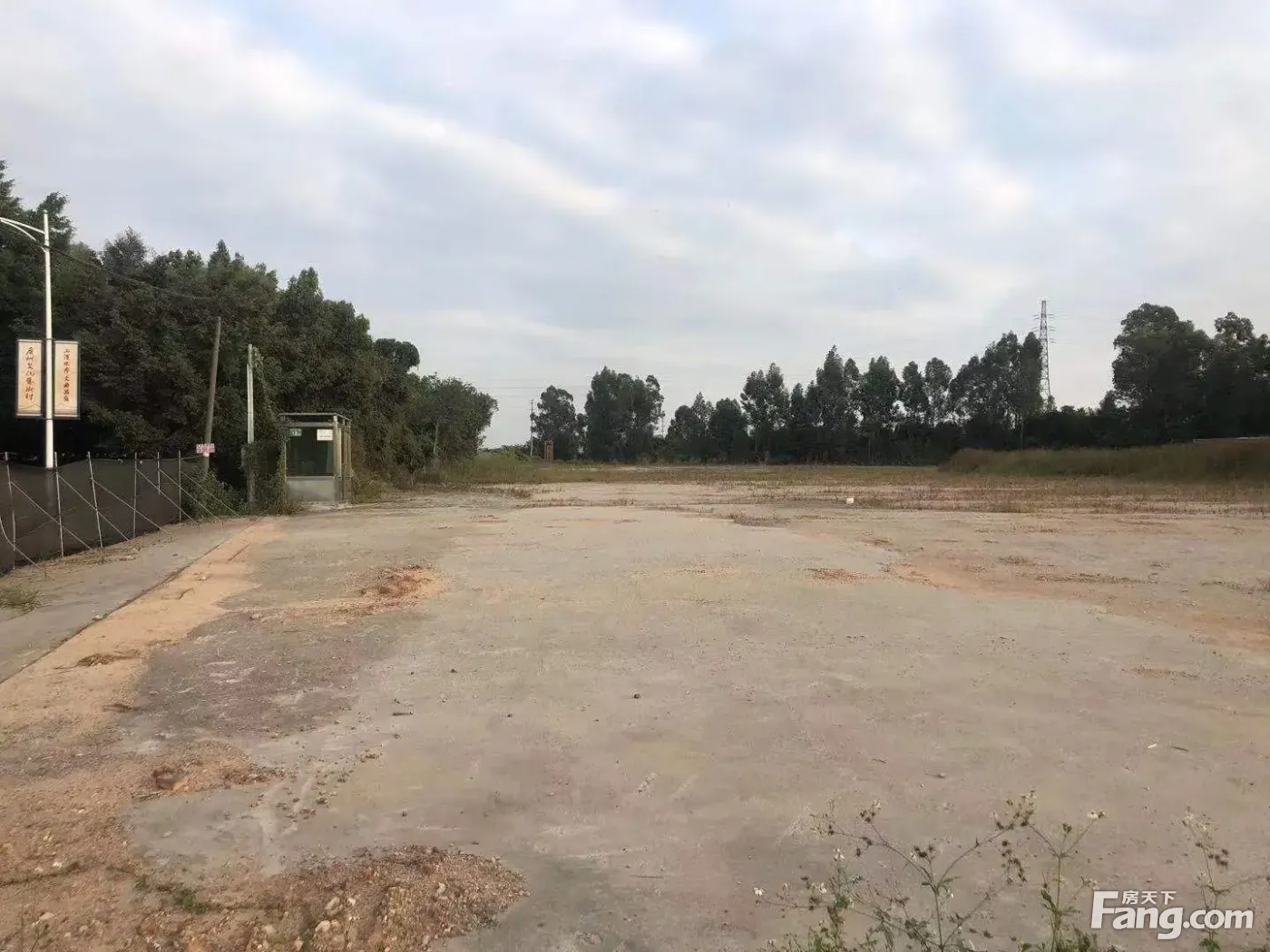 广州番禺区化龙镇15亩空地出租,适合停车场,堆放物料